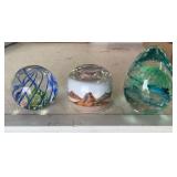 Paperweights including Sand Art
