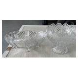 Pattern Glass Centerpiece Bowls