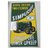 Porcelain John Deere Sign
