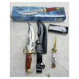 Bowie and Stiletto Knives
