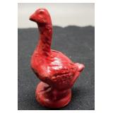 Cast Iron Red Goose Shoe Penny Bank