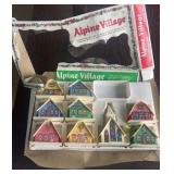 Vintage Alpine Christmas Village