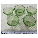 Small Green Depression Bowls