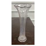 Tall Clear 13" Swung Vase