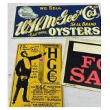 2 - Metal Signs