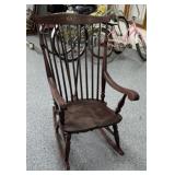 Windsor Style Arm Rocker