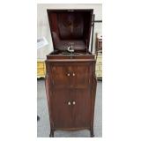 Floor Model Victrola Record Player