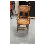 Oak Cane Chair