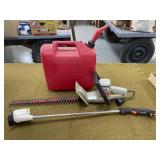 Fuel Can, Hedge Trimmers and More