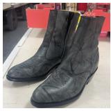 Laredo Menï¿½s 9EW Grey Leather Boots