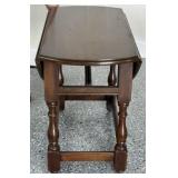 Double Drop Leaf Lamp Table