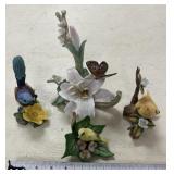 Nice Butterfly & Bird Figurines