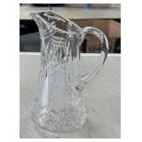 Leaded Glass Pitcher