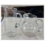 2 - Glass Pitchers