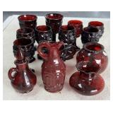 Ruby Red and Cape Cod Dishes