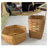 2 - Longaberger Baskets