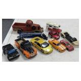 Diecast Car, Wood Truck