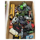 Box of Die Cast Cars