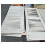 10 - 39 1/2" Vinyl Shutters