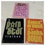 3 - Metal Signs