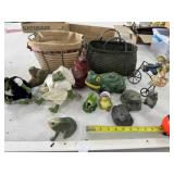 Frogs, Baskets, Home Decor