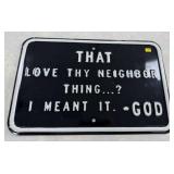 Metal Sign