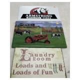 3 - Metal Signs