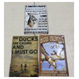 3 - Metal Signs