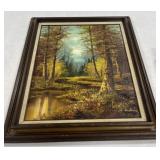 Framed Oil on Canvas