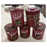 5 - Velvet Tobacco Tins