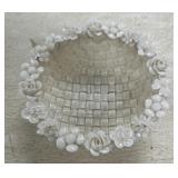 Belleek Basket Pattern Bowl