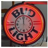 20" Bud Light Clock