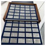 62 - Franklin Mint Pewter Ingots