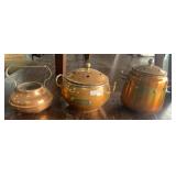 Copper Pots With Brass Handles