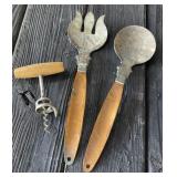 Salad Server and Wine Cork