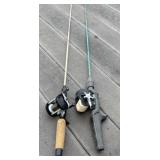 Two Fishing Rods and Reels