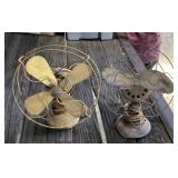 Two Antique Fans