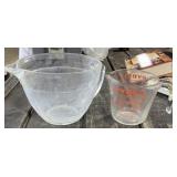 Pyrex Measuring Cup and Bowl