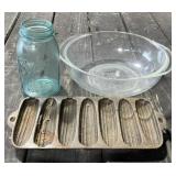 Cast Iron and Canning Jar