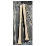 Two Vintage Baseball Bats