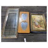 Framed Mirrors and Artwork