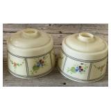 Two 8" Lamp Shades
