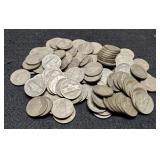 100 Silver War Nickels