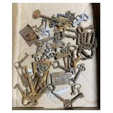 Large Lot of Skeleton and Furniture Keys