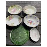 Vegetable Bowls and Green Depression