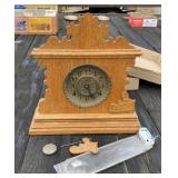 Oak Mantle Clock