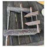 Two Wood Clamps