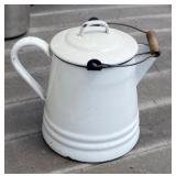 Large Granite Coffee Pot