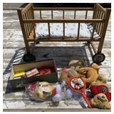 Noisemaker, Doll Crib and More