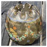Enameled Rose Bowl
